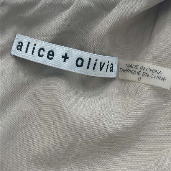 Alice + Olivia Cream Floral Lace Mini Dress - Picture 7 of 10